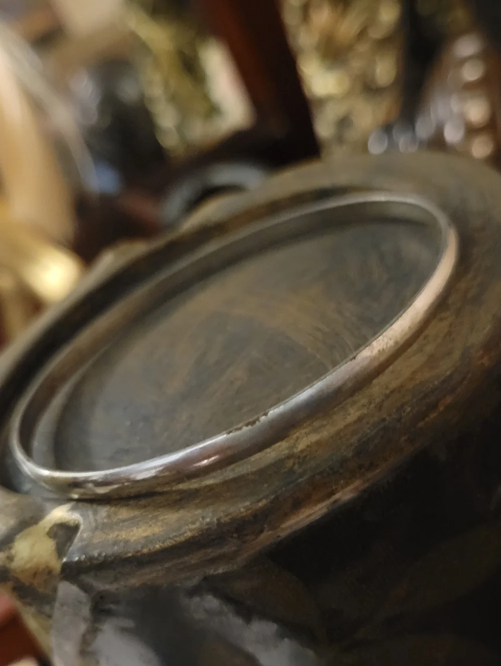 Silver Bangle Bracelet - Picture 2 of 2